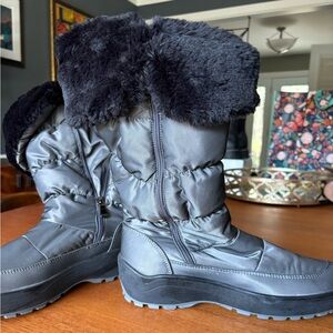 Pajar Loralei zip up winter boots w/ ice gripper